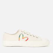 Paul Smith Women's Kinsey Canvas Trainers - White Heart