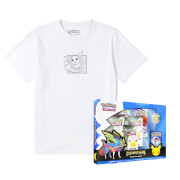 Pokemon TCG: Celebrations Deluxe Pin Box 25th Anniversary & T-Shirt Bundle