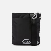 Armani Exchange Men's Flat Cross Body Bag - Black
