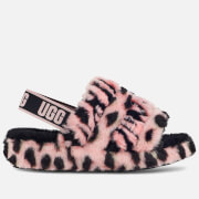 UGG Women's Fluff Yeah Animalia Sheepskin Slippers - Pink Scallop