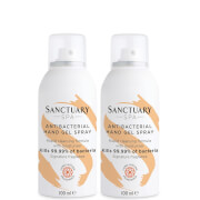 Набор антибактериальных гелей для рук Sanctuary Spa Hand Sanitiser Spray, 2 шт