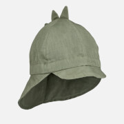Liewood Kids' Gorm Linen Sun Hat - Dino Green