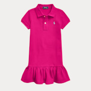 Ralph Lauren Girls Polo Dress - Aruba Pink