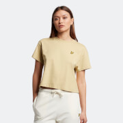 Women's Cropped T-Shirt - Natural Green
