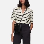 Whistles Women's Iva Knitted Stripe Polo Tee - Multi