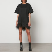 Marques Almeida Women's Feather T-Shirt Dress - Black