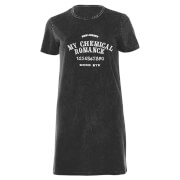 My Chemical Romance Ouija Women's T-Shirt Dress - Black Acid Wash
