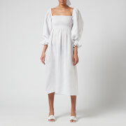 Sleeper Women's Atlanta Linen Dress - White