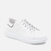 Valentino Shoes Women's Leather Chunky Trainers - White/White