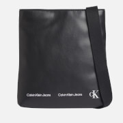 Calvin Klein Jeans Men's Monogram Soft Flatpack Crossbody Bag - Black