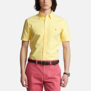 Polo Ralph Lauren Men's Classic Oxford Short Sleeve Shirt - Yellow Oxford