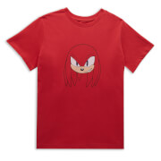 Sonic The Hedgehog Knuckles Face Kids' T-Shirt - Red