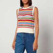 Kitri Women's Marley Blanket Stripe Knit Vest - Multi