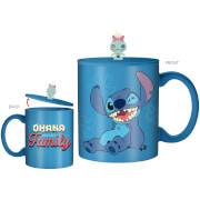 Disney Lilo and Stitch Wink Ceramic Mug with Sculpted Lid