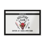 Stranger Things Welcome To The Hellfire Club Entrance Mat