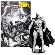 McFarlane DC Direct Black Adam Batman Line Art Variant 7 Inch Action Figure with Comic SDCC Variant