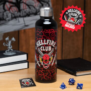 Stranger Things Hellfire Club Metal Water Bottle (Sticker Included)