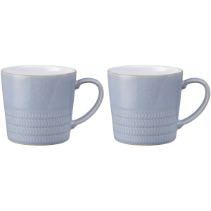 Denby Natural Denim Mugs - 400ml (Set of 2) Denby Natural Denim Mugs - 400ml (Set of 2)