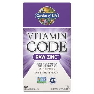 Vitamin Code Raw Vegan Zinc - 60 Capsules