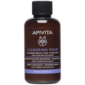 APIVITA Cleansing Foam Face & Eyes 2.54 fl.oz (Worth £6.75)