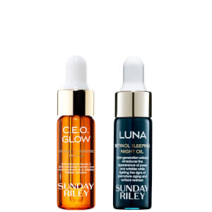 Sunday Riley Luna Retinol and C.E.O. Glow Vitamin C Face Oil Duo