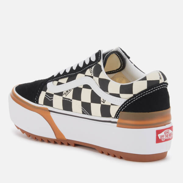 checkerboard old skool stacked schoenen