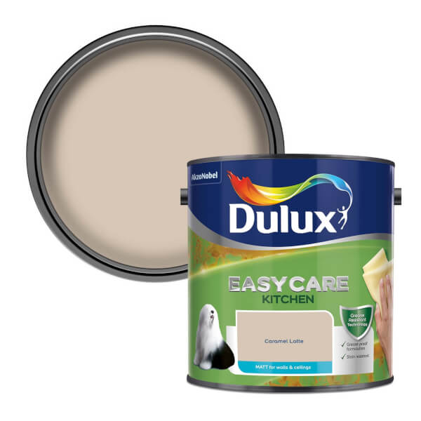 Dulux Easycare Kitchen Caramel Latte Matt Emulsion Paint 2 5l Homebase - Caramel Latte Paint Colour Dulux Easycare Kitchen Caramel Latte Matt Emulsion Paint 2 5l Homebase - Caramel Latte Paint Colour