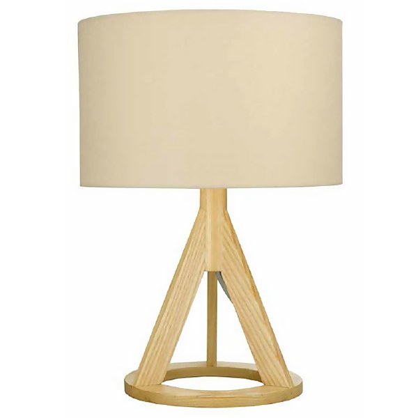 Mason Wooden Tripod Table Lamp, Wooden Tripod Lamp Base