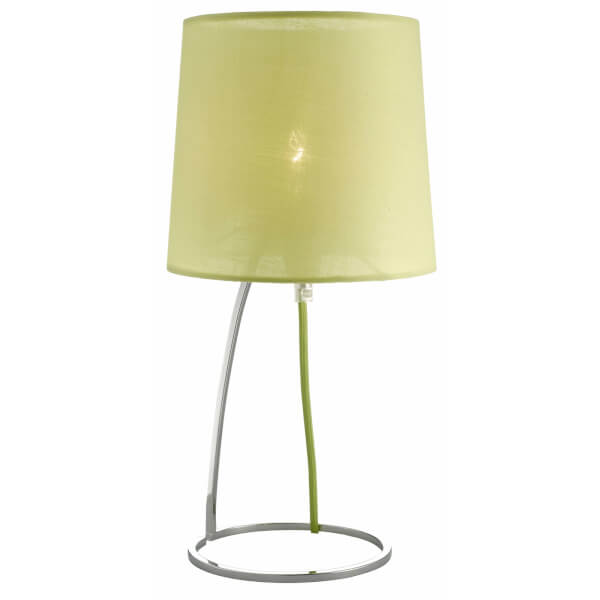 Hoola Table Lamp Lime Green Homebase