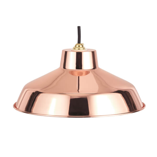 Retro Metal Easy Fit Pendant Light Shade Copper Homebase - Homebase Ceiling Light Shades Uk Retro Metal Easy Fit Pendant Light Shade Copper Homebase - Homebase Ceiling Light Shades Uk