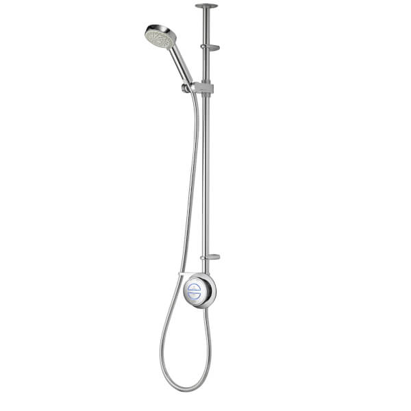 aqualisa quartz exposed with adjustable head gravity fed homebase