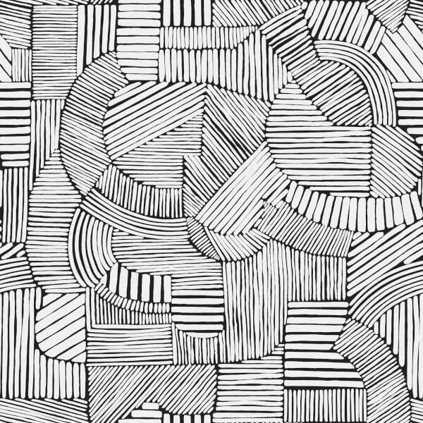 pic Black And White Wallpaper Homebase elle decoration ninon black white wallpaper