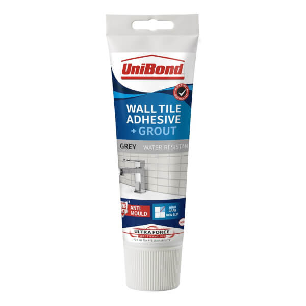 Unibond Ultraforce Wall Tile Adhesive Grout Grey 0 3kg Homebase - Wall Tile Adhesive And Grout Grey Unibond Ultraforce Wall Tile Adhesive Grout Grey 0 3kg Homebase - Wall Tile Adhesive And Grout Grey