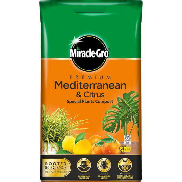 Miracle Gro Premium Mediterranean And Citrus Compost 6l Homebase Miracle Gro Premium Mediterranean And Citrus Compost 6l Homebase
