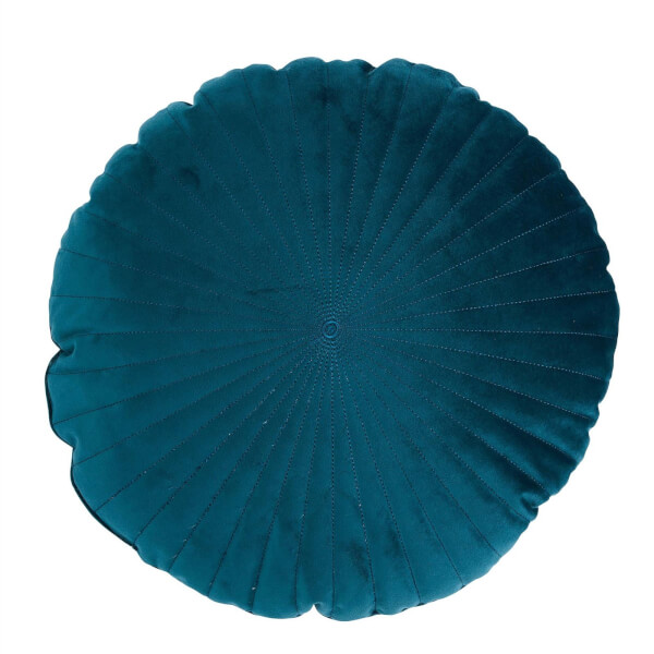 Teal round pillow Clearance