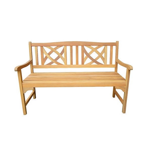 Wooden bench homebase hotsell