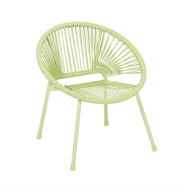 Homebase Acapulco Kids Chair Green Homebase
