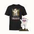 Ghostbuster Stay Puft Marshmallow Collectible And T-Shirt Bundle