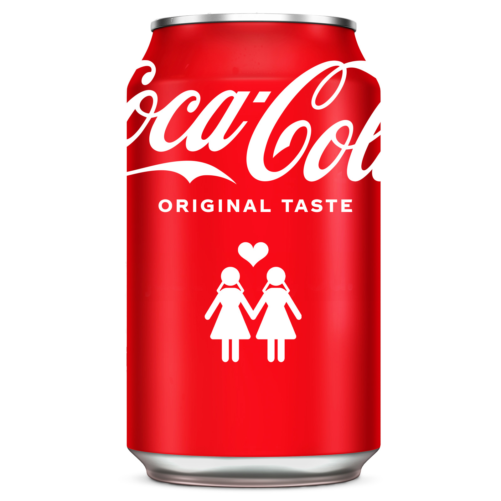 Personalised Coca Cola can including your message