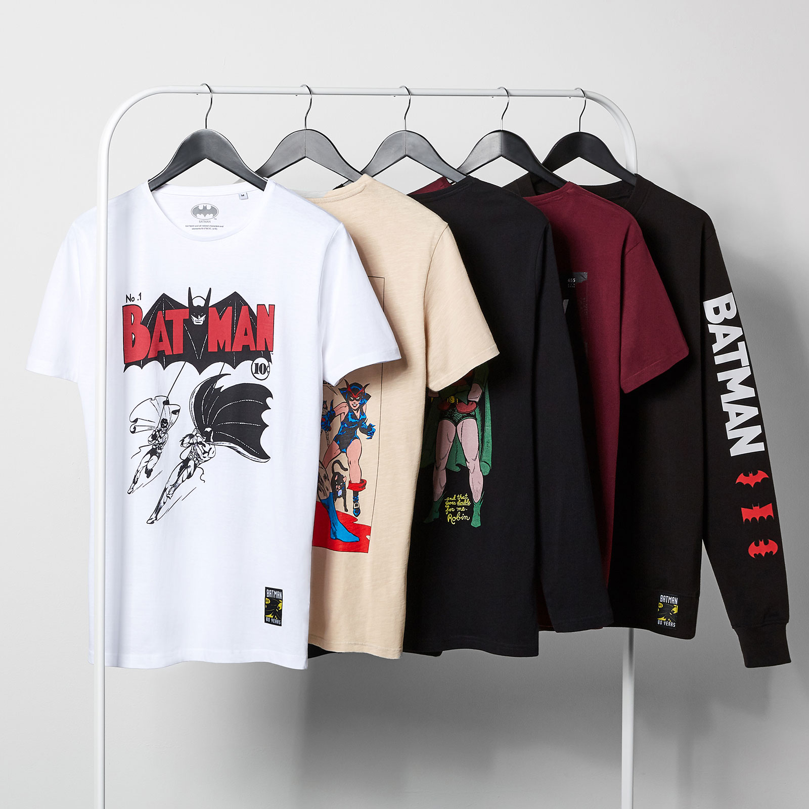 Batman 80th Clothing Rail