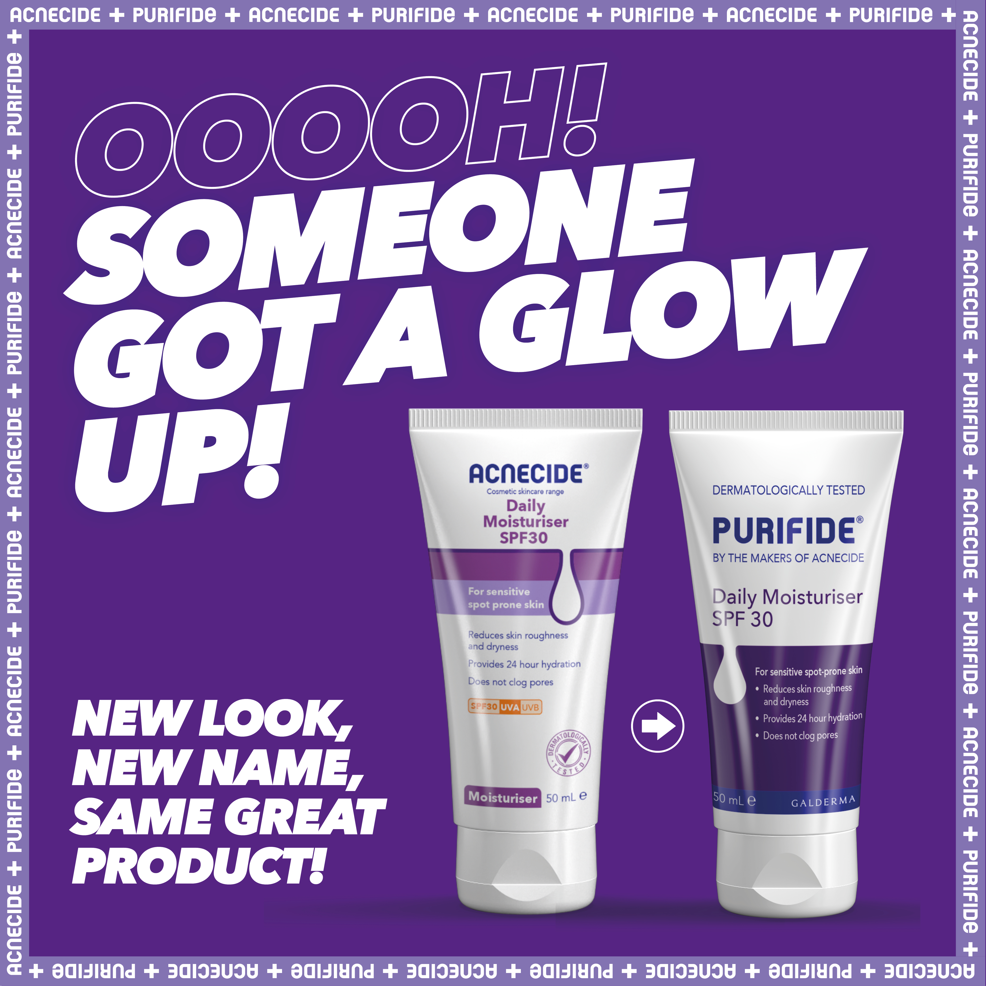OOOOH! Someone got a glow up!New look,new name,same great product!