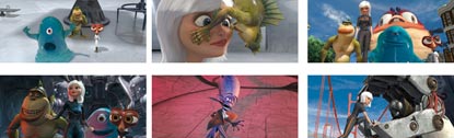 Montage Of Pictures From Monsters Vs Aliens