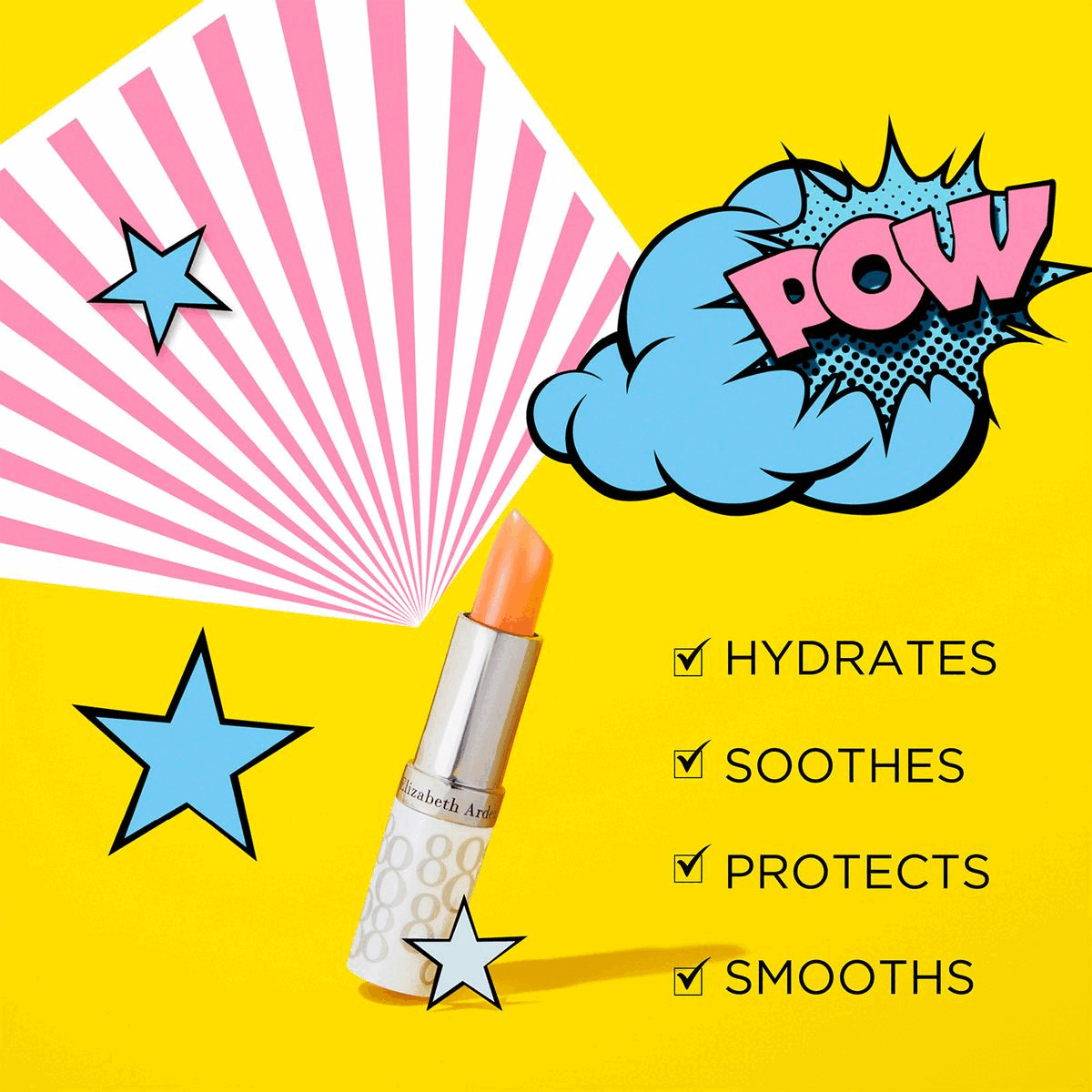 Image 1: Hydrates, Soothes, Protects, Smooths Image 2: Rescue Dry Lips, On Demand Moisture For Ultra-Nourished Lips Image 3: Many Shades Of Moisture 
            