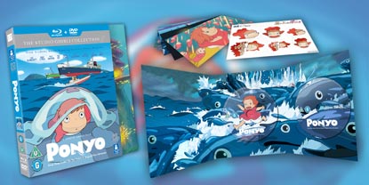 Ponyo Special Edition With Two Discs, Sticker Sheet And Artcards