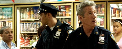 Richard Gere As Eddie Dugan With Another Police Officer In A Supermarket