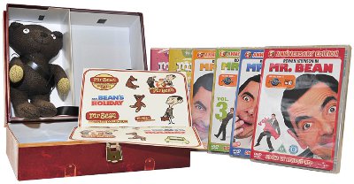 Mr Bean Box Set Tin With Twelve Discs And Teddy