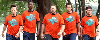 Rob Hilliard, Kurt McKenzie, Eric Lamonsoff, Lenny Feder And Marcus Higgins Walking Together In Matching Tops