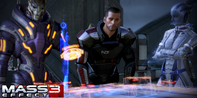 Shepard stood around a table with three other people