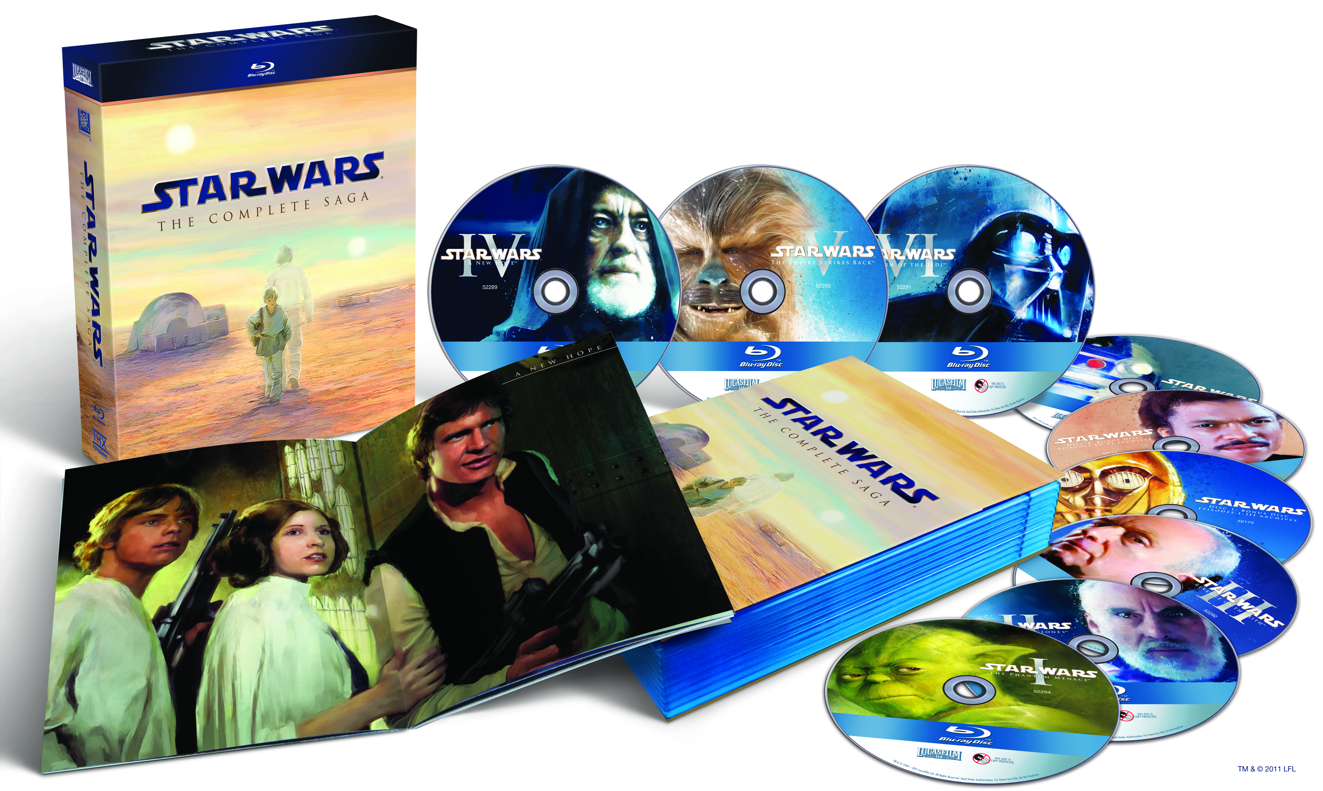 star wars blu ray box set