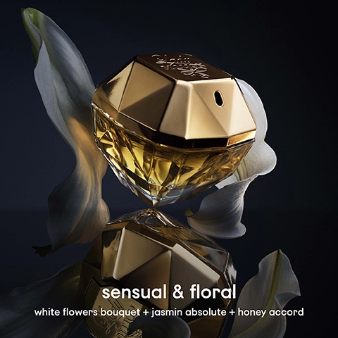 sensual and floral. white jasmine bouquet and jasmin absolute and honey accord.